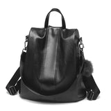 Herald™ Anti-theft Leather Backpack / Shoulder Bag