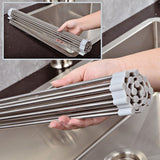 AtlasWaves™ Roll-Up Dish Drying Rack