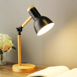 LED Folding Nordic Wooden Desk Lamp