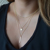 Multilayer Necklaces & Pendants For Women Gold Silver Color Long Chain