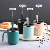 Stainless Steel Double Layer Leakproof Coffee Cup