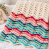 Colorful Crochet Baby Blanket in a Cozy Nursery Baby Blanket Crochet Pattern PDF – Colorful Ripple Baby Blanket