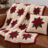 Christmas Star Throw & Pillow Crochet Pattern – Digital PDF
