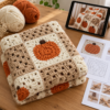 Pumpkin Granny Square Crochet Pattern PDF – Autumn Crochet Design