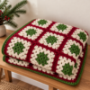Christmas Tree Granny Square Blanket Crochet Pattern – Christmas Throw PDF